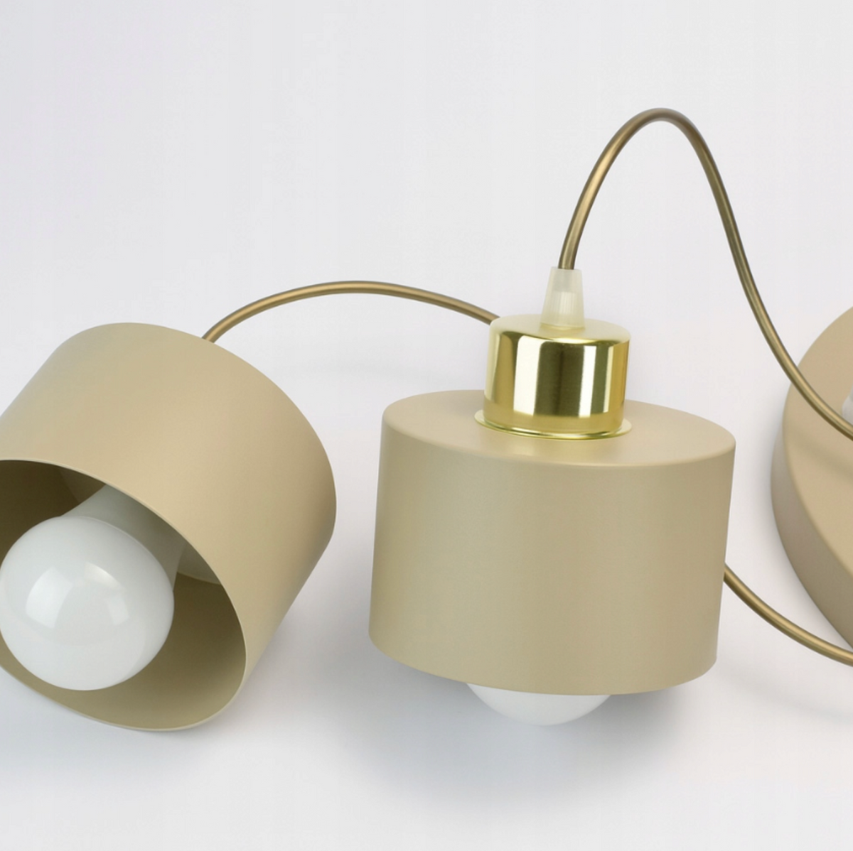 Nordic Luxury Beige 3-Light Pendant – Elegant Modern Ceiling Lamp
